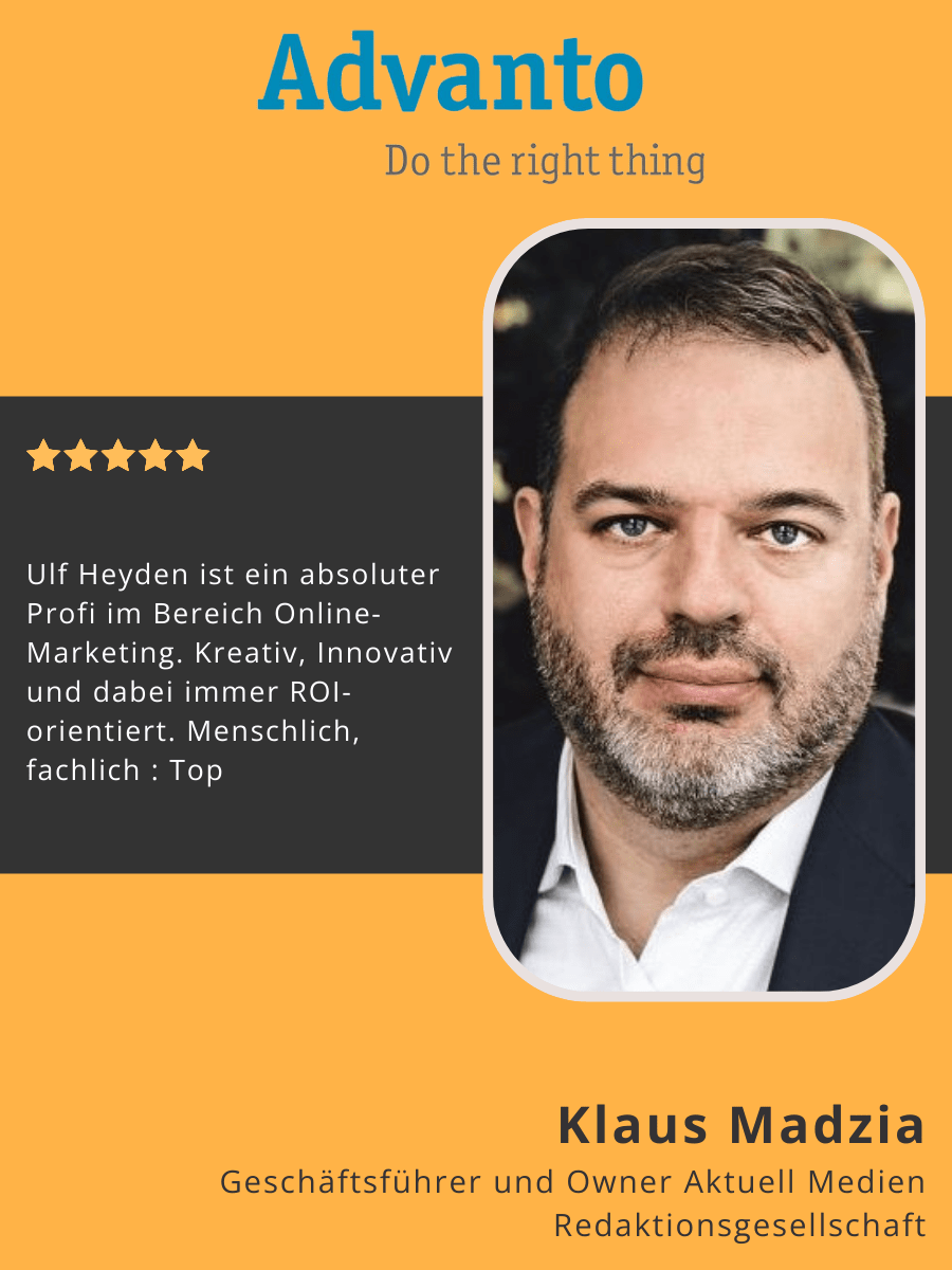 Klaus Madzia Bewertung